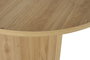 Hannah Home Mesa de comedor extensible de roble Cádiz, tablero de partículas con melamina, 180x75x90 cm, capacidad de carga 70 kg